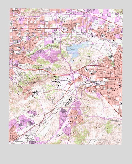 San Dimas, CA USGS Topographic Map