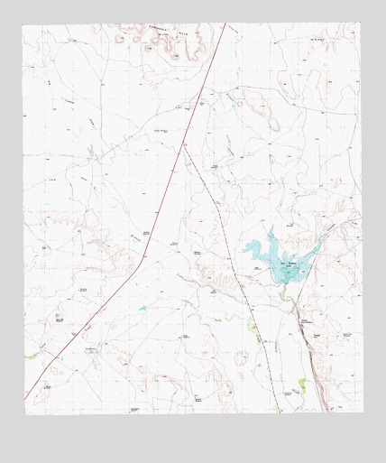 San Esteban Lake, TX USGS Topographic Map