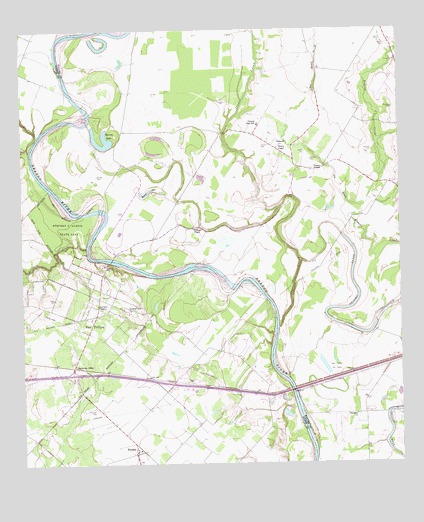 San Felipe, TX USGS Topographic Map