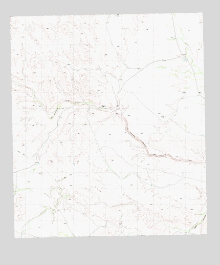 San Francisco Shutups, TX USGS Topographic Map