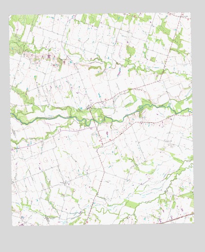 San Gabriel, TX USGS Topographic Map