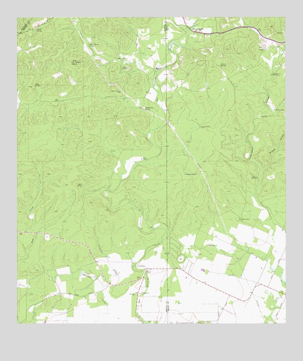 San Geronimo, TX USGS Topographic Map