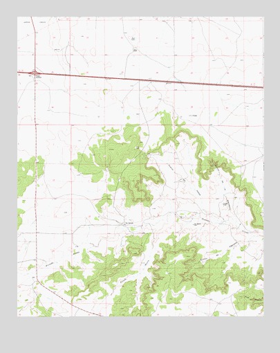 San Ignacio, NM USGS Topographic Map
