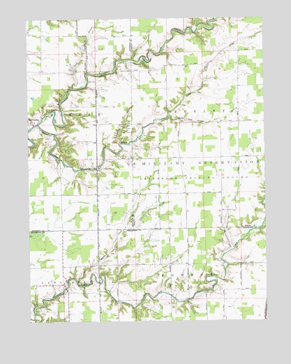 San Jacinto, IN USGS Topographic Map