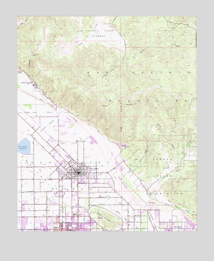 San Jacinto, CA USGS Topographic Map