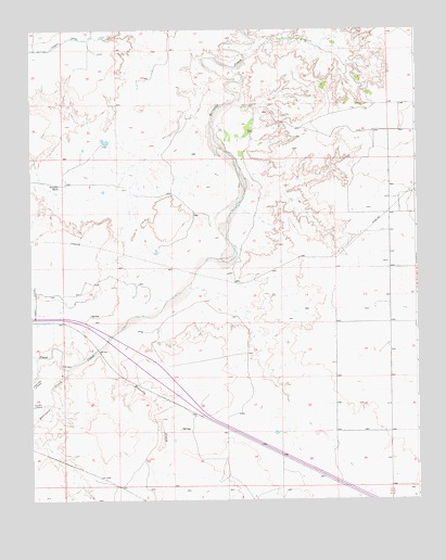San Jon NW, NM USGS Topographic Map