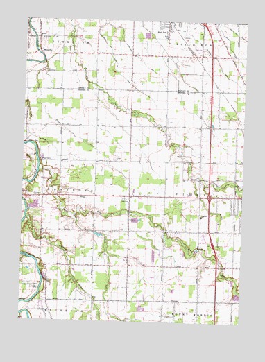 Birch Run South, MI USGS Topographic Map