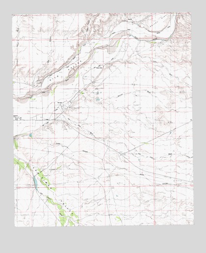 San Jose, AZ USGS Topographic Map