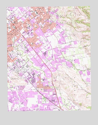 San Jose East, CA USGS Topographic Map