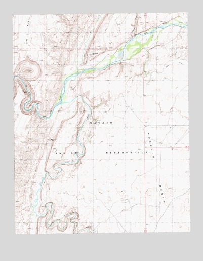San Juan Hill, UT USGS Topographic Map