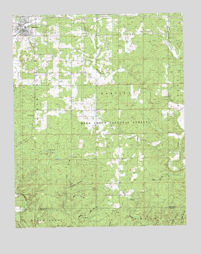 Birch Tree, MO USGS Topographic Map