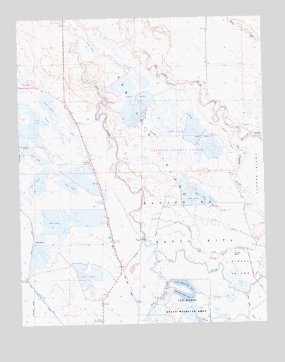 San Luis Ranch, CA USGS Topographic Map