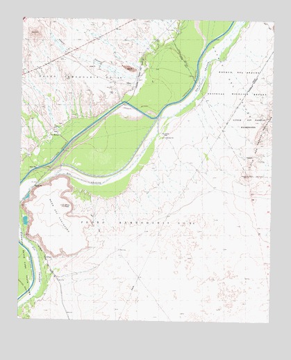 San Marcial, NM USGS Topographic Map