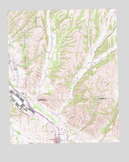 San Miguel, CA USGS Topographic Map