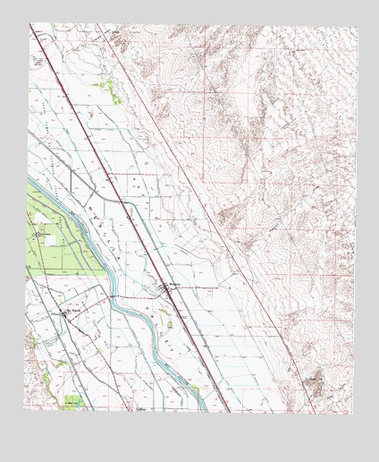 San Miguel, NM USGS Topographic Map