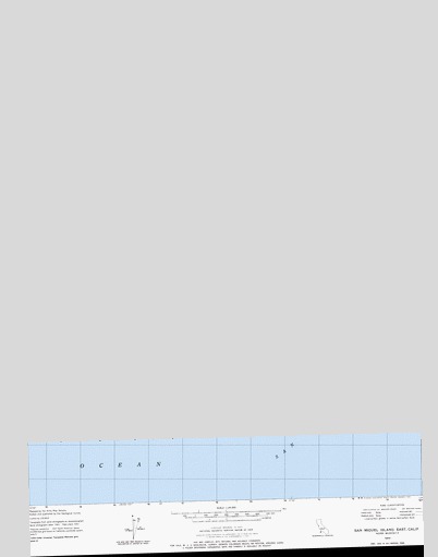 San Miguel Island East, CA USGS Topographic Map