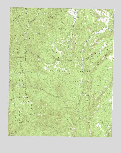 San Miguel Mountain, NM USGS Topographic Map