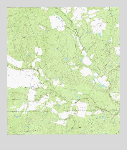 San Miguel Ranch, TX USGS Topographic Map