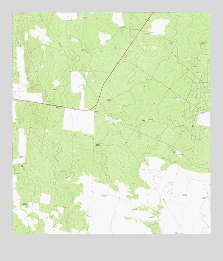 San Pablo Ranch, TX USGS Topographic Map