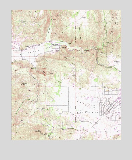 San Pasqual, CA USGS Topographic Map