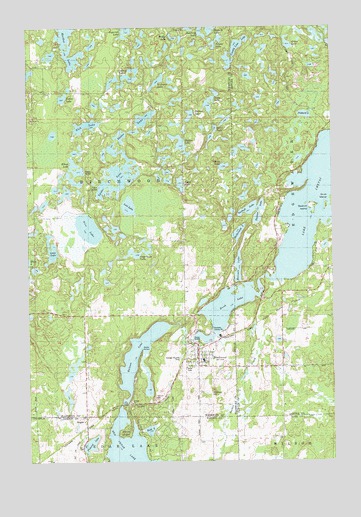 Birchwood, WI USGS Topographic Map