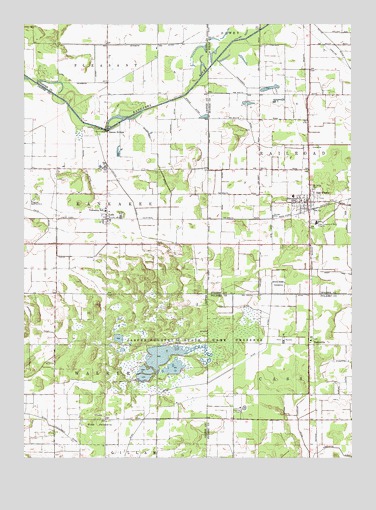 San Pierre, IN USGS Topographic Map