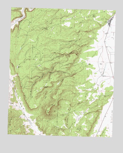 San Rafael, NM USGS Topographic Map