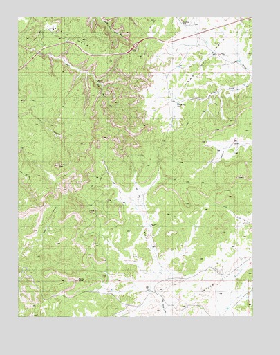San Rafael Knob, UT USGS Topographic Map