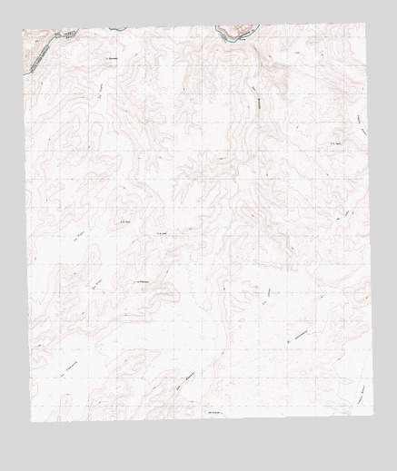 San Rosendo, TX USGS Topographic Map