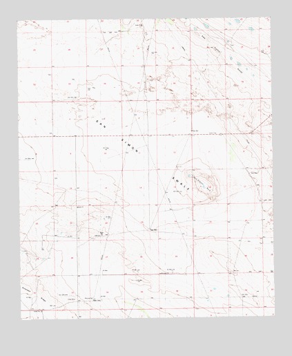 San Simon Sink, NM USGS Topographic Map
