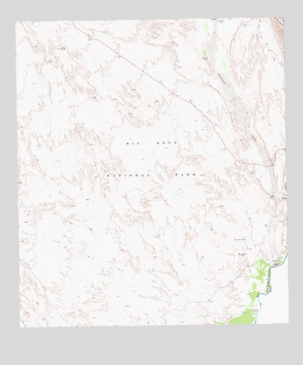 San Vicente, TX USGS Topographic Map