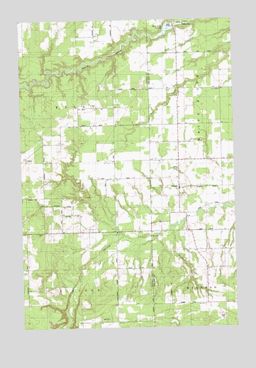 Sanborn, WI USGS Topographic Map