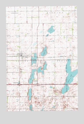 Sanborn, ND USGS Topographic Map