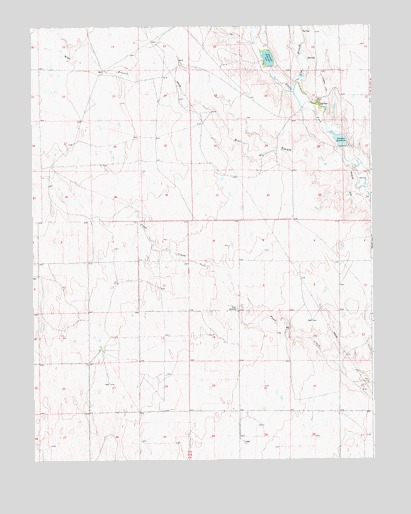 Sanborn Reservoir, CO USGS Topographic Map