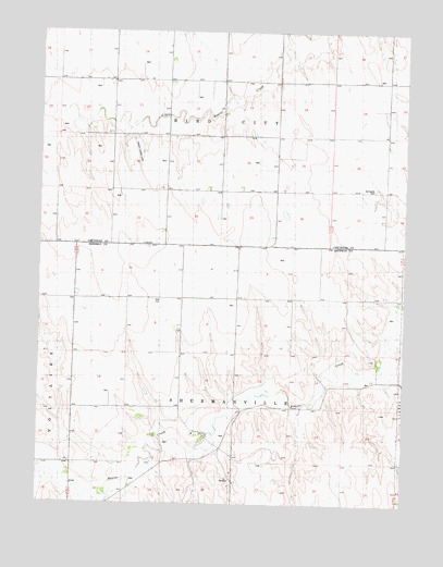 Bird City South SE, KS USGS Topographic Map