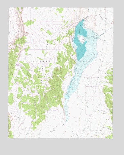 Sanchez Reservoir, CO USGS Topographic Map