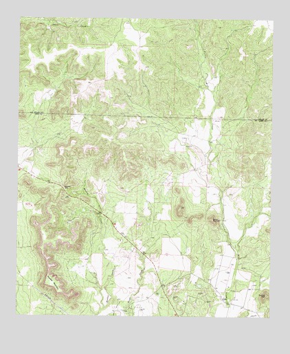 Sanco, TX USGS Topographic Map