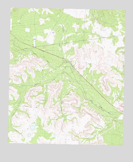 Sand Bluff Draw, TX USGS Topographic Map
