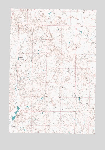 Sand Buttes, MT USGS Topographic Map