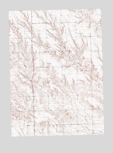 Sand Canyon West, NE USGS Topographic Map