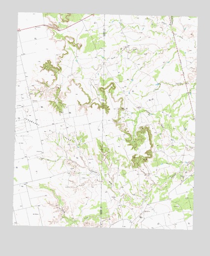 Sand Creek, TX USGS Topographic Map