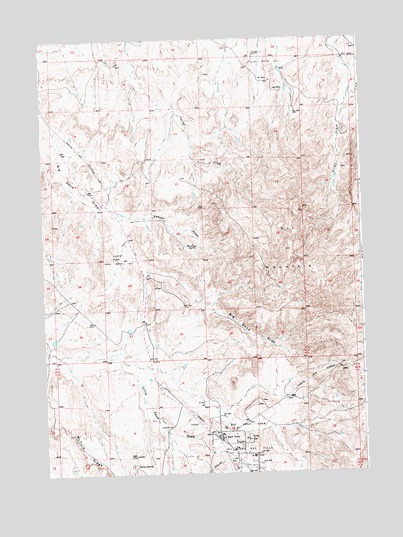 Sand Draw, WY USGS Topographic Map