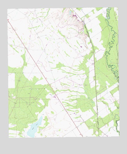 Sand Lake, TX USGS Topographic Map