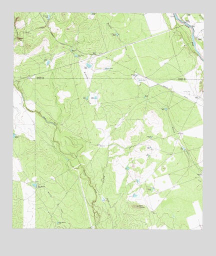 Sand Mountain, TX USGS Topographic Map