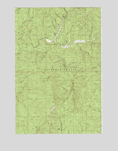 Sand Mountain, ID USGS Topographic Map