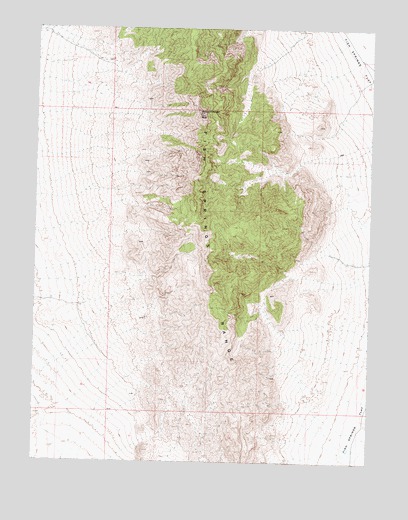 Sand Pass NW, UT USGS Topographic Map