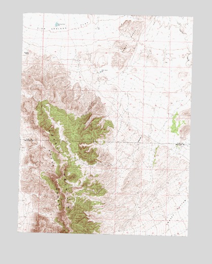 Sand Pass SE, UT USGS Topographic Map