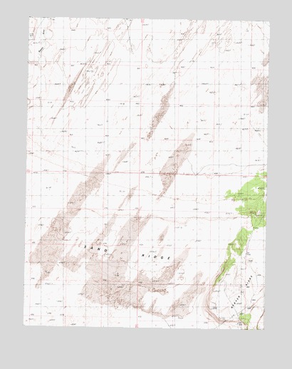 Sand Ridge, UT USGS Topographic Map