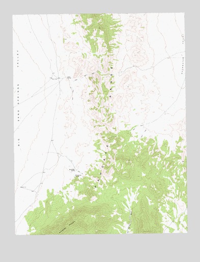 Sand Spring, NV USGS Topographic Map