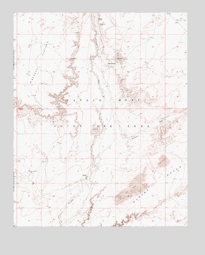 Sand Springs, AZ USGS Topographic Map